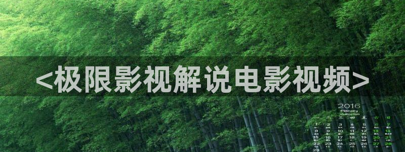 久久久免费视频天天看：<极限影视解说电影视频>