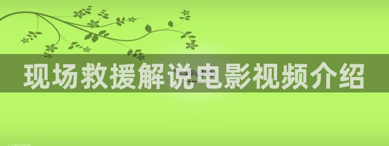 亚洲精品电影久久久久：现场救援解说电影视频介绍