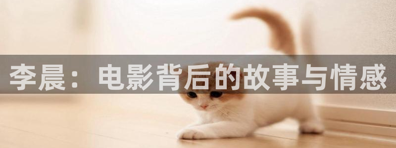 www·久久久：李晨：电影背后的故事与情感